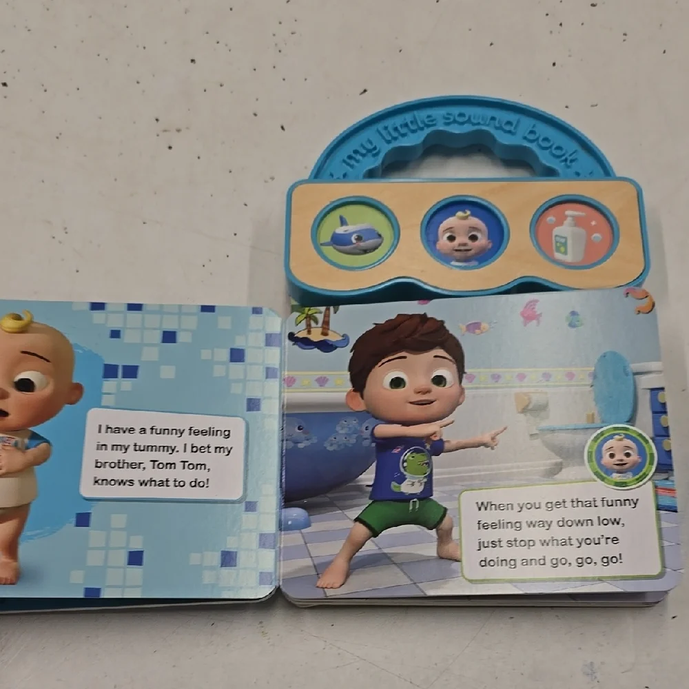 Cocomelon Interactive Blue Learning Book for Potty Training‎